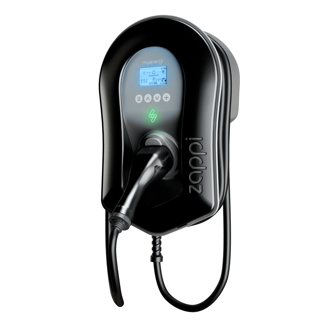 myenergi zappi - 7 kW EV Charger (Tethered) in BLACK