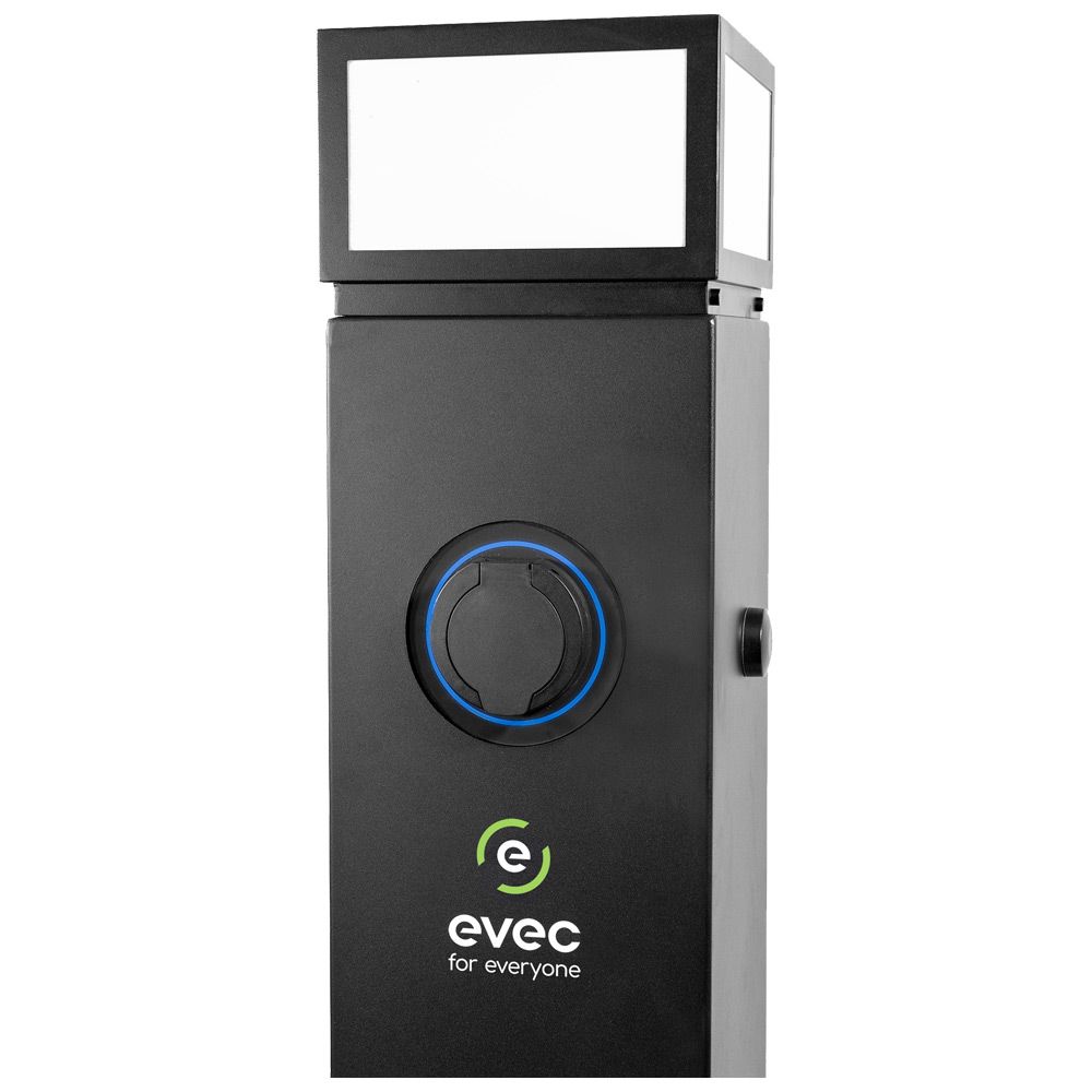 Evec (ESP01) 7.4KW Single Pedestal EV Charger + 4G SIM (Untethered)